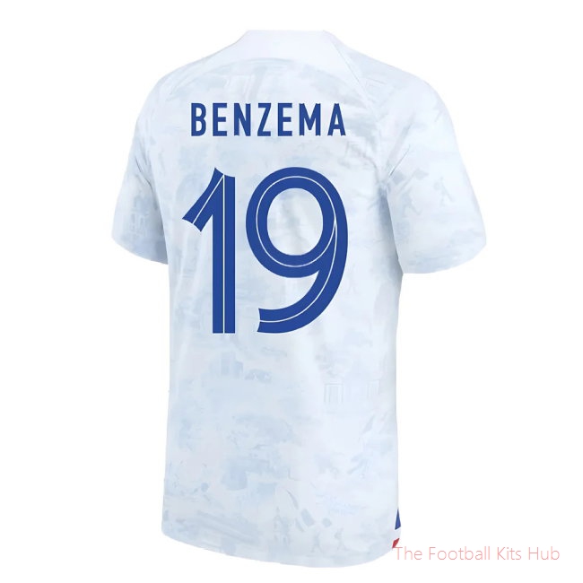 2022-2023 France Away Shirt (BENZEMA 19)-unisoccer store